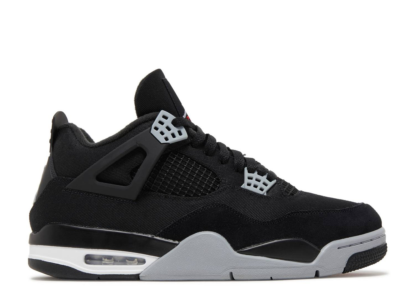 Jordan 4s Black Canvas